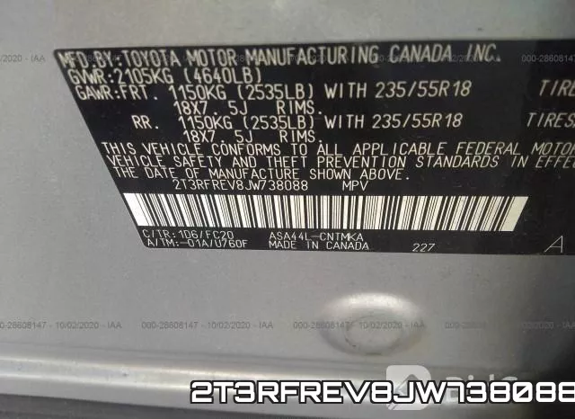 2T3RFREV8JW738088 фото 10