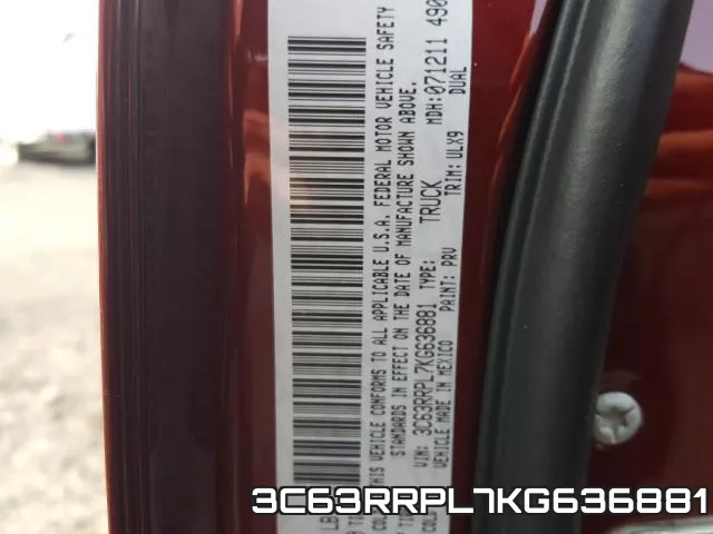 3C63RRPL7KG636881 фото 2