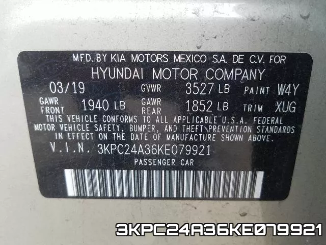 3KPC24A36KE079921 фото 2