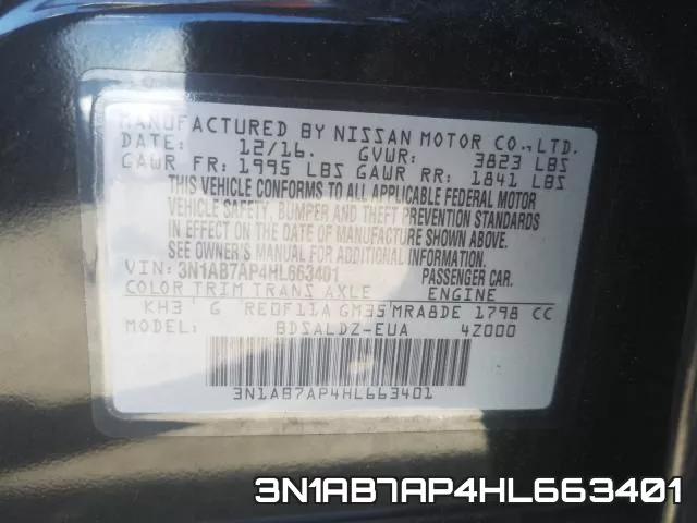 3N1AB7AP4HL663401 фото 2