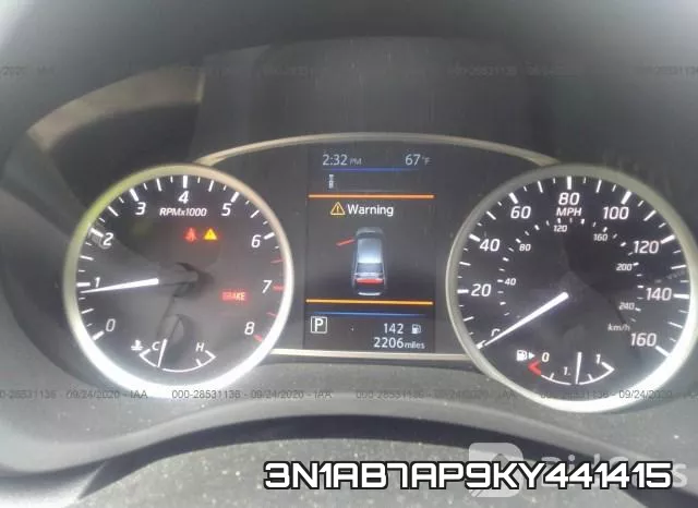 3N1AB7AP9KY441415 фото 8