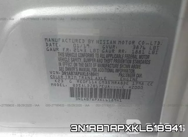 3N1AB7APXKL618941 фото 10