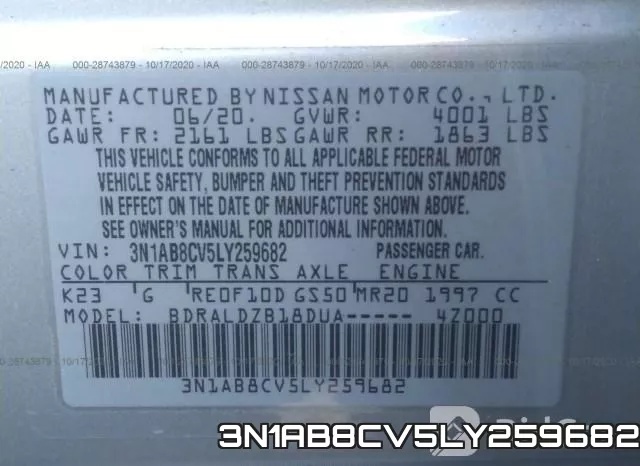 3N1AB8CV5LY259682 фото 10