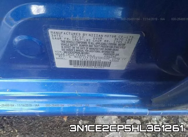 3N1CE2CP5HL361261 фото 10