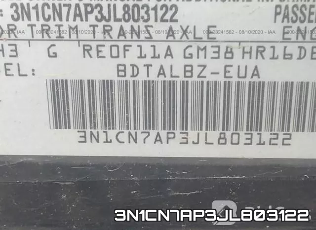 3N1CN7AP3JL803122 фото 10