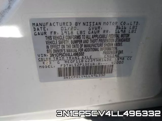 3N1CP5CV4LL496332 фото 2