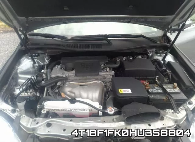 4T1BF1FK0HU358804 фото 2