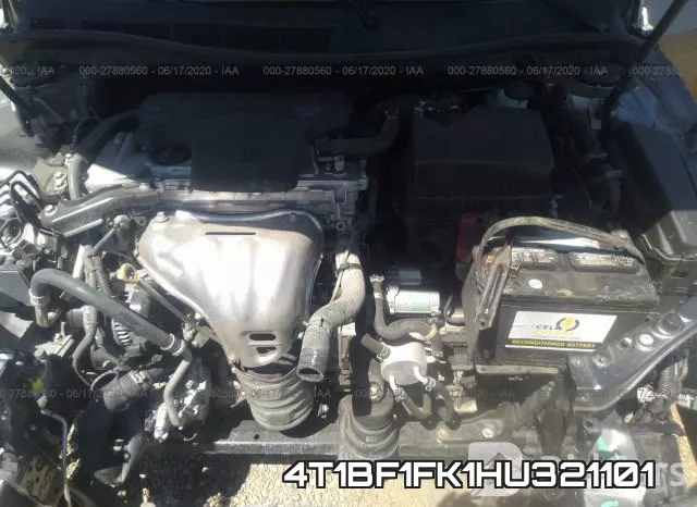 4T1BF1FK1HU321101 фото 2