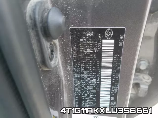 4T1G11AKXLU356661 фото 2