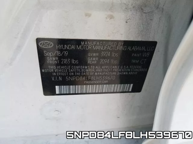 5NPD84LF8LH539670 фото 2