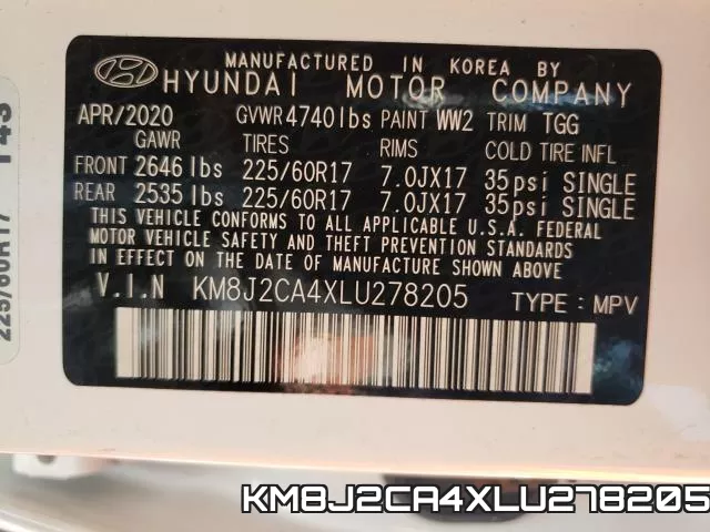 KM8J2CA4XLU278205 фото 2