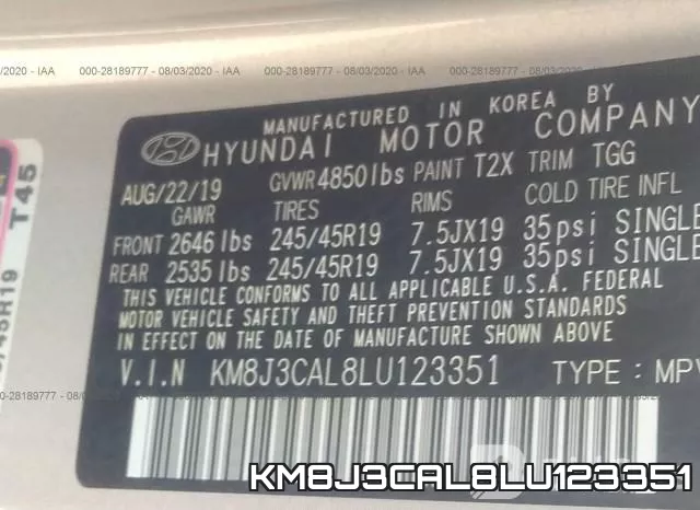 KM8J3CAL8LU123351 фото 10