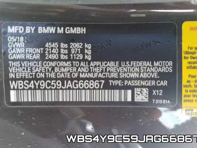WBS4Y9C59JAG66867 фото 2