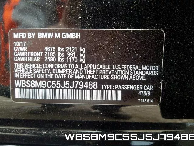 WBS8M9C55J5J79488 фото 2