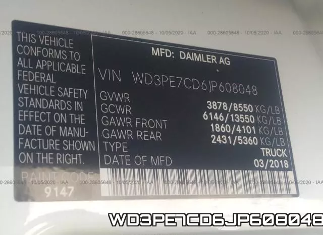 WD3PE7CD6JP608048 фото 10