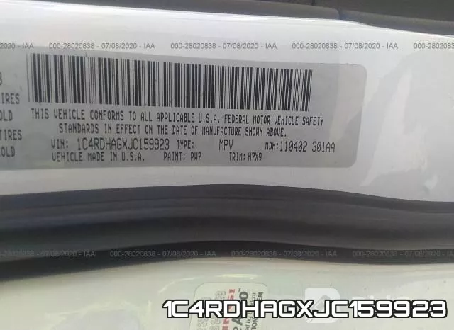 1C4RDHAGXJC159923 фото 10