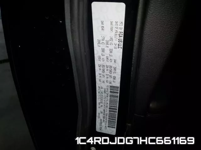 1C4RDJDG7HC661169 фото 2