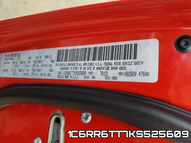 1C6RR6TT7KS525609 фото 2
