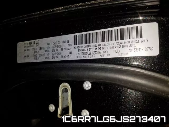 1C6RR7LG6JS273407 фото 2