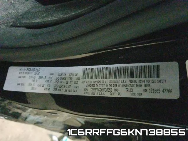 1C6RRFFG6KN738855 фото 2