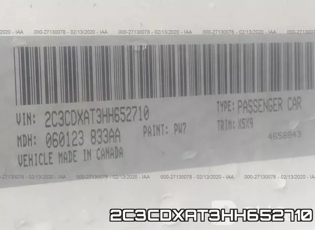 2C3CDXAT3HH652710 фото 10