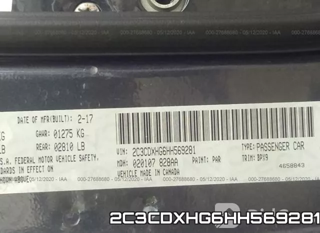 2C3CDXHG6HH569281 фото 10
