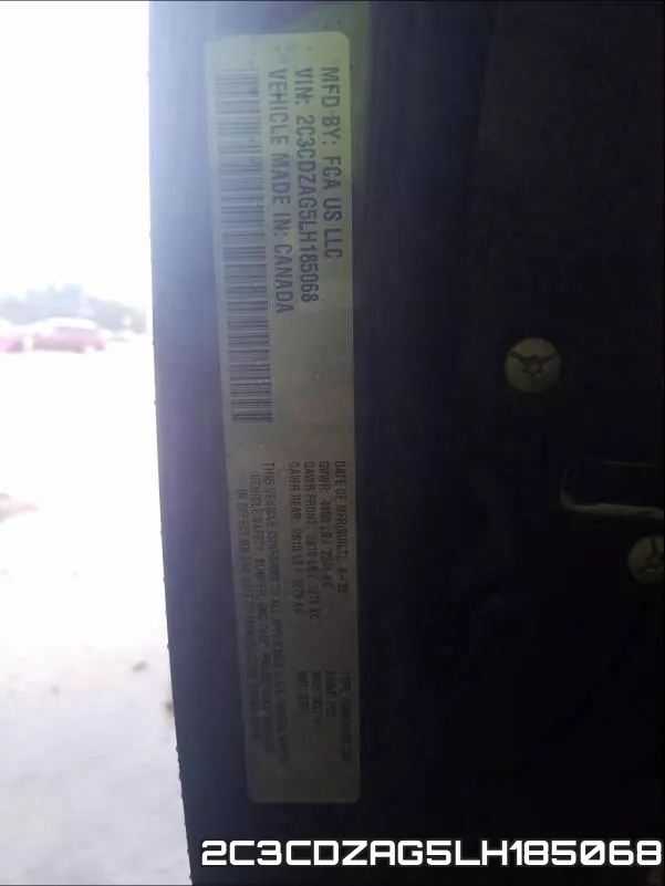 2C3CDZAG5LH185068 фото 2