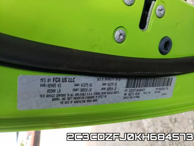 2C3CDZFJ0KH684573 фото 2