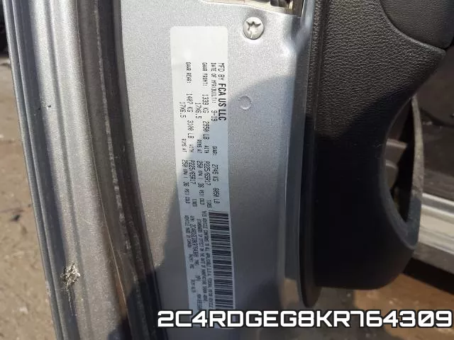 2C4RDGEG8KR764309 фото 2