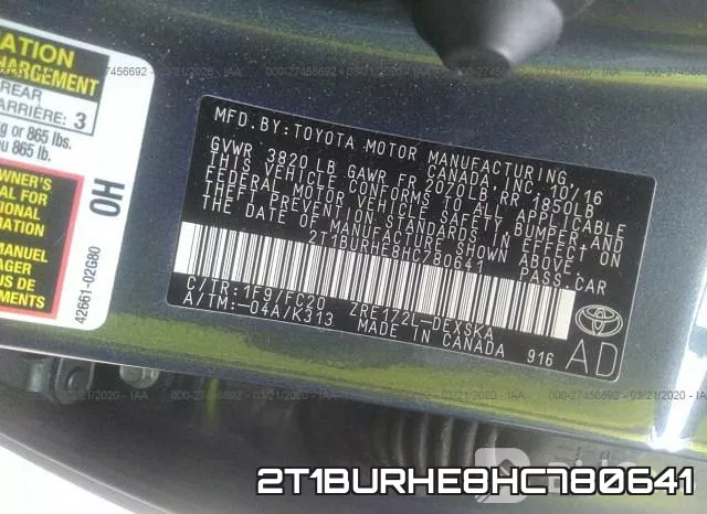 2T1BURHE8HC780641 фото 10