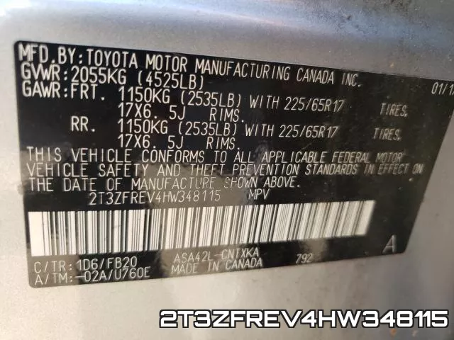 2T3ZFREV4HW348115 фото 2