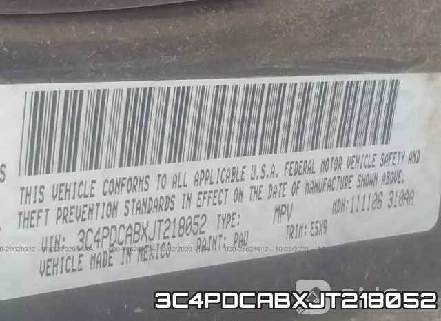 3C4PDCABXJT218052 фото 8