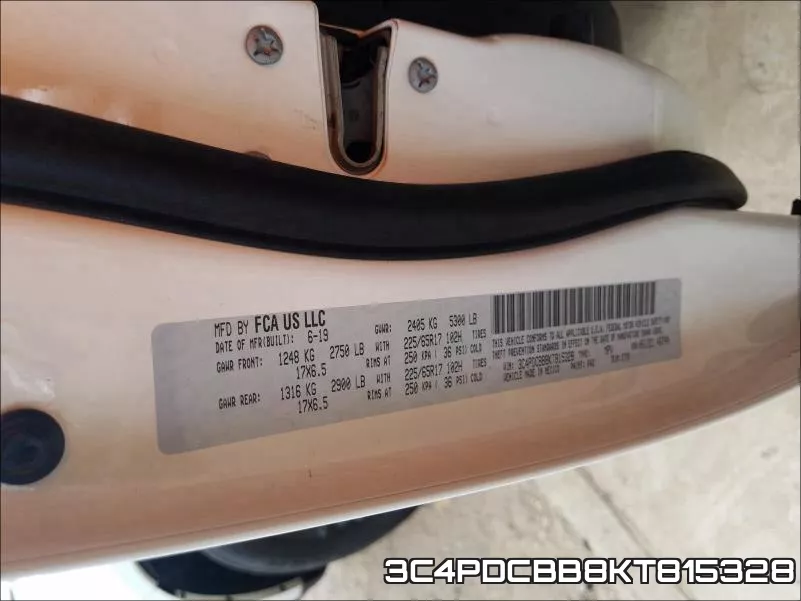 3C4PDCBB8KT815328 фото 2