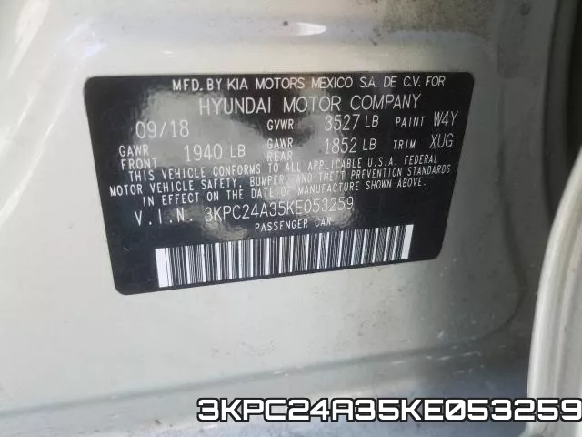 3KPC24A35KE053259 фото 2