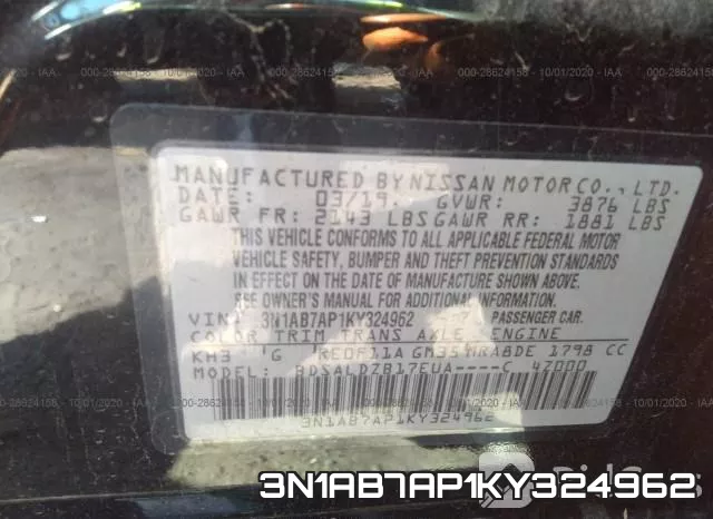 3N1AB7AP1KY324962 фото 10