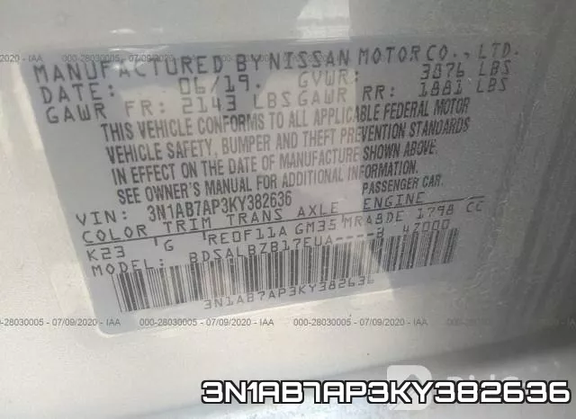 3N1AB7AP3KY382636 фото 10