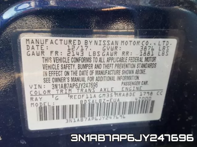 3N1AB7AP6JY247696 фото 2