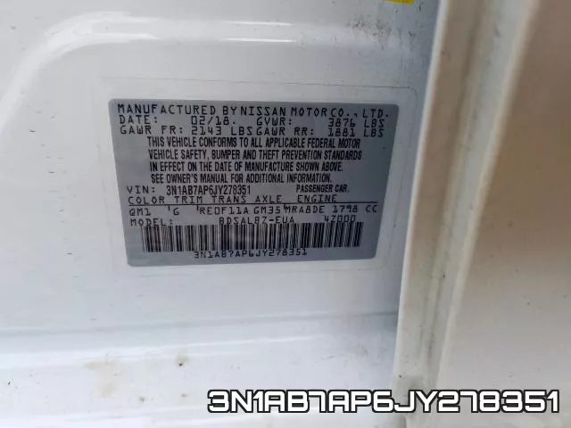 3N1AB7AP6JY278351 фото 2