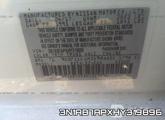 3N1AB7APXHY319896 фото 10