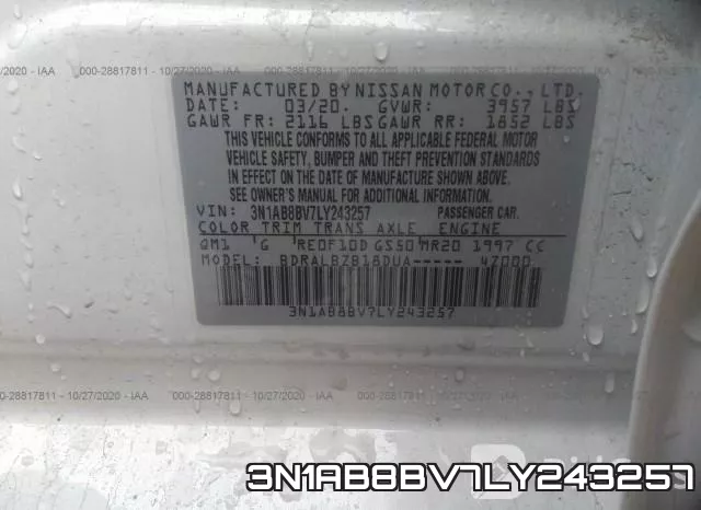3N1AB8BV7LY243257 фото 10