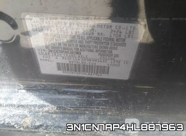 3N1CN7AP4HL887963 фото 10