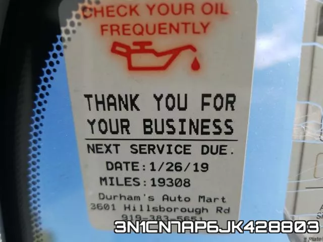 3N1CN7AP6JK428803 фото 9