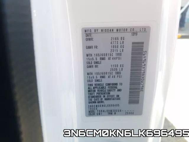 3N6CM0KN6LK696495 фото 2