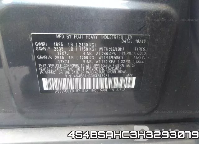 4S4BSAHC3H3293079 фото 9