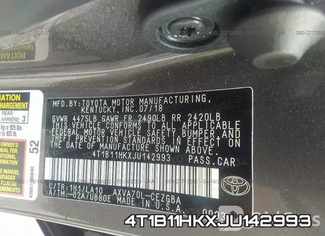 4T1B11HKXJU142993 фото 10