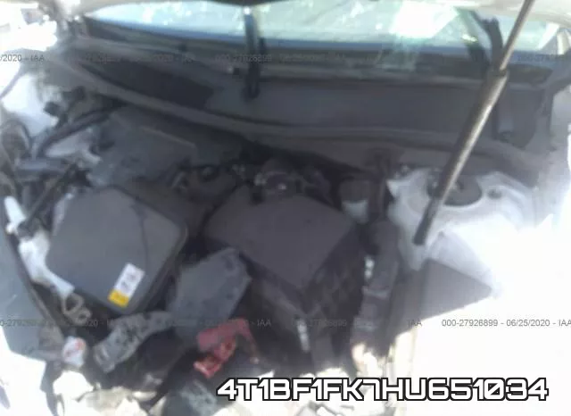 4T1BF1FK7HU651034 фото 2