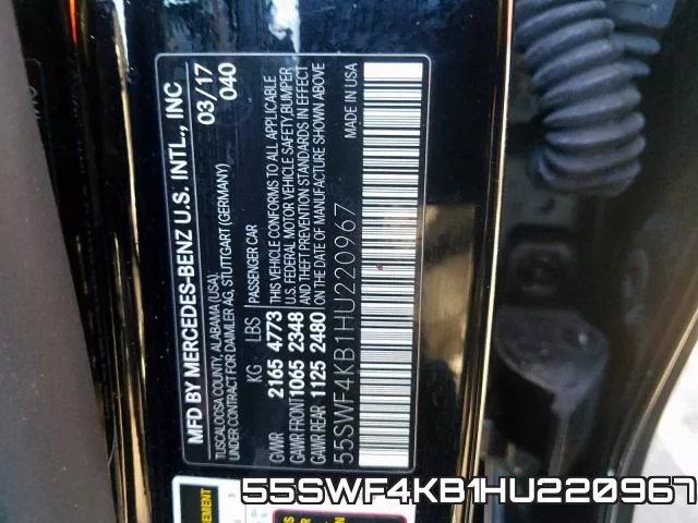 55SWF4KB1HU220967 фото 2