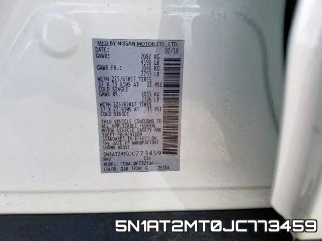 5N1AT2MT0JC773459 фото 2