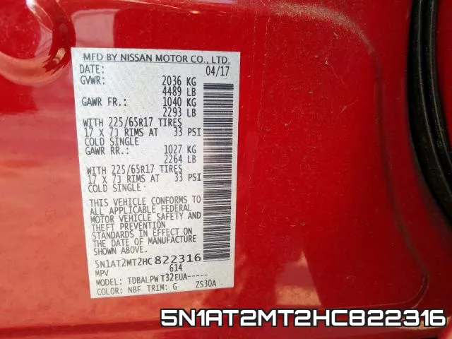 5N1AT2MT2HC822316 фото 2
