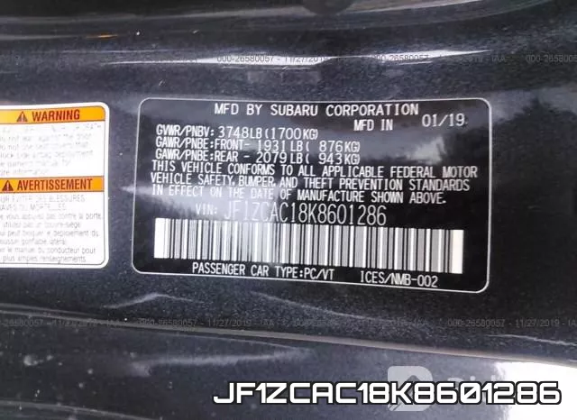 JF1ZCAC18K8601286 фото 10
